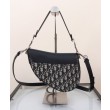 Borsa Dior Saddle con tracolla Blu scuro
