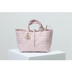 Borsa Dior Toujours Dior Piccola/Media Macrocannage Rosa