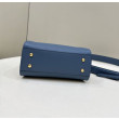 Borsa Fendi Mini Iconic Peekaboo Blu