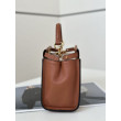 Borsa Fendi Mini Iconic Peekaboo Marrone
