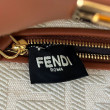 Borsa Fendi Mini Iconic Peekaboo Marrone
