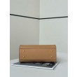 Borsa Fendi Mini Iconic Peekaboo Marrone chiaro