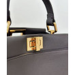 Borsa Fendi Mini Iconica Peekaboo Nero