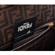 Borsa Fendi Mini Iconica Peekaboo Nero