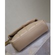 Borsa imbottita Toy YSL Saint Laurent in pelle di agnello color albicocca