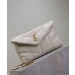 Bora Pari all'originale replica imbottita Toy YSL Saint Laurent in pelle di agnello Crema