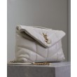 Bora Pari all'originale replica imbottita Toy YSL Saint Laurent in pelle di agnello Crema
