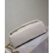 Bora Pari all'originale replica imbottita Toy YSL Saint Laurent in pelle di agnello Crema