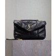 Bora Pari all'originale replica imbottita Toy YSL Saint Laurent in pelle di agnello nera