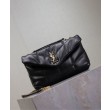 Bora Pari all'originale replica imbottita Toy YSL Saint Laurent in pelle di agnello nera