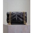 Bora Pari all'originale replica imbottita Toy YSL Saint Laurent in pelle di agnello nera