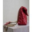 Borse Imitazioni imbottita Toy YSL Saint Laurent in pelle di agnello rossa