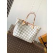 Borsa LV Neverfull MM Damier Azur Canvas N40603