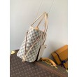 Borsa LV Neverfull MM Damier Azur Canvas N40603