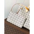 Borsa LV Neverfull MM Damier Azur Canvas N40603