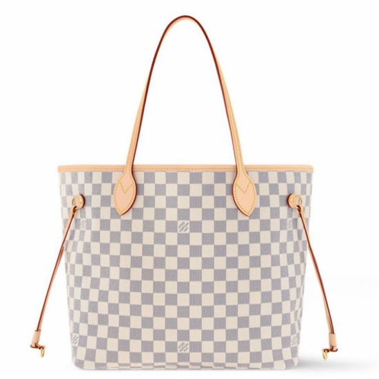 Borsa LV Neverfull MM Damier Azur Canvas N40603
