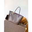 Qualità superiore replica LV Neverfull MM Damier Ebene Canvas N40599