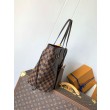 Qualità superiore replica LV Neverfull MM Damier Ebene Canvas N40599