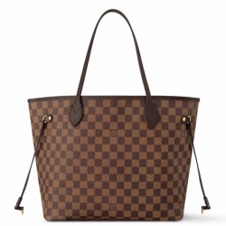 Qualità superiore replica LV Neverfull MM Damier Ebene Canvas N40599