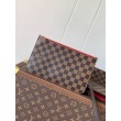 Qualità superiore replica LV Neverfull MM Damier Ebene Canvas N40599