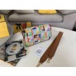 Borse Firmate Replica media Baguette Fendi Tela multicolore