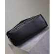 Borsa media YSL Saint Laurent Puffer in nappa nera