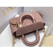 Borsa micro Dior Lady D-Joy rosa cannage