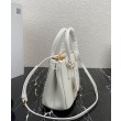 Borse Replica Mini/Media Galleria Saffiano Prada 1BA906 Bianco