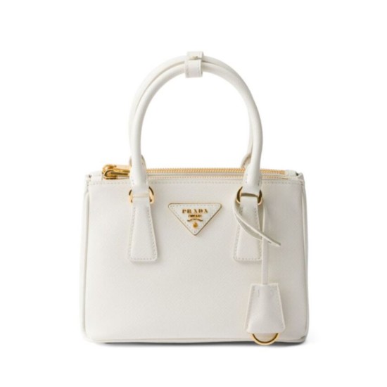 Borse Replica Mini/Media Galleria Saffiano Prada 1BA906 Bianco