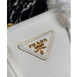 Borse Replica Mini/Media Galleria Saffiano Prada 1BA906 Bianco