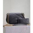Qualità superiore replica mini YSL Saint Laurent Loulou Nera