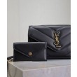 Qualità superiore replica mini YSL Saint Laurent Loulou Nera