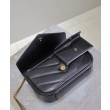 Qualità superiore replica mini YSL Saint Laurent Loulou Nera