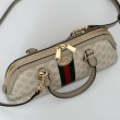 Borsa piccola con manico superiore Gucci Ophidia 795249 beige