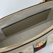 Borsa piccola con manico superiore Gucci Ophidia 795249 beige