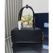 Borsa piccola Prada Re-Nylon con manico superiore e lucchetto 1BB133 Nero
