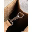 Borsa shopper media Sunshine Fendi Tessuto FF Beige