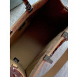 Borsa shopper media Sunshine Fendi Tessuto FF Beige