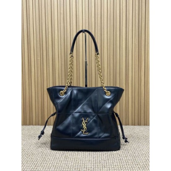 Borsa shopping YSL Saint Laurent Jamie 4.3 Pochon grande Nera