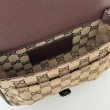 Borsa super mini Gucci GG bicolore 795213 marrone