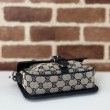 Borse Replica super mini Gucci GG bicolore 795213 nero