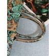 Borsa tote Dior media Dior Book ricamata con motivo Dior Around the World multicolore blu