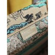 Borsa tote Dior media Dior Book ricamata con motivo Dior Around the World multicolore blu