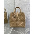 Qualità superiore replica tote verticale Dior piccola/media Dior Toujours marrone