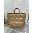 Qualità superiore replica tote verticale Dior piccola/media Dior Toujours marrone