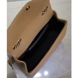 Imitazioni borse griffate YSL Saint Laurent Loulou Media Matelasse Albicocca