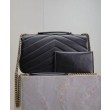 Borsa YSL Saint Laurent Loulou Media Matelasse Nera