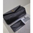 Borsa YSL Saint Laurent Loulou Media Matelasse Nera