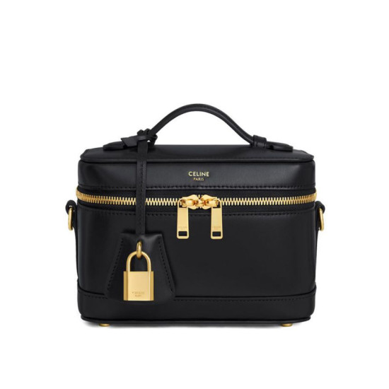 Celine Borse Replica da toeletta Pelle di vitello naturale nera Celine Borse Replica da toeletta Pelle di vitello naturale nera