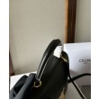 Celine Borse Replica Nino media Pelle di vitello morbida nera